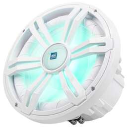 ACV MARINE MRS102DLW сабвуфер морской 10"с RGB подсветкой/белый/2+2Ом/IPX4/RMS 300W