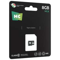 MORE CHOICE (4620202552228) 8Gb Micro-SD Class10 V10 MC8