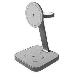 VLP Беспроводное зарядное устройство Unity Power, USB-C, 25Вт, 3A, серый [1092004]