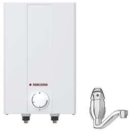 STIEBEL ELTRON Накопительный электрический водонагреватель ESH 5 O-N Trend, кран, белый