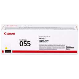 CANON Картридж лазерный 055Y 3013C002 желтый (2100стр.) для LBP663Cdw/LBP664Cx/MF746Cx/MF742Cdw/MF744Cdw