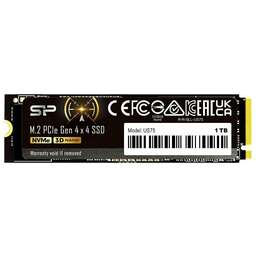 SILICON POWER SSD накопитель US75 SP01KGBP44US7505 1ТБ, M.2 2280, PCIe 4.0 x4, NVMe, M.2