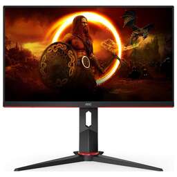 AOC 23.8" Монитор Gaming 24G2ZU, 1920x1080, IPS, 240Гц, 2хHDMI, 1хDP, черный/красный