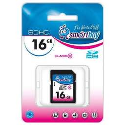 SMARTBUY (SB16GBSDCL10-00LE ) SDHC 16GB Class10