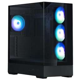 ZALMAN Корпус для ПК P40 Prism Plus Black ATX Mid Tower PC Case, 120mm ARGB Fanx4