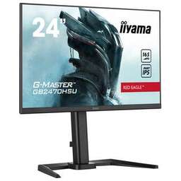 IIYAMA Монитор 23.8" G-Master GB2470HSU-B5 черный IPS LED 0.8ms 16:9 HDMI M/M матовая HAS 250cd 178гр/178гр 1920x1080 165Hz FreeSync Premium DP FHD USB 4.5кг