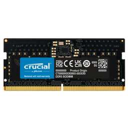 CRUCIAL Оперативная память CT8G56C46S5 DDR5 - 1x 8ГБ 5600МГц, для ноутбуков (SO-DIMM), Ret