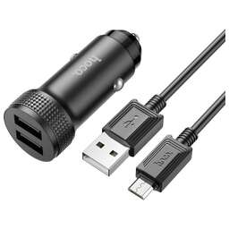 HOCO (6931474795649) Z49 2USB 2.4A для micro USB черный