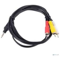 VCOM CV213-1.5M Кабель соединительный 3.5 Jack (M)/3 RCA (M)