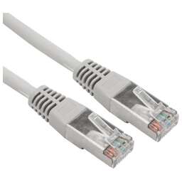 REXANT Патч-корд F/UTP, CAT 5e, RJ45-RJ45, 26AWG, LSZH, серый, 0,3м