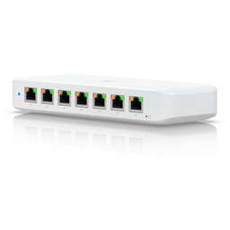 UBIQUITI Коммутатор UniFi Switch Ultra 210W PoE-коммутатор, 8х 1G RJ45, раздача 202 Вт