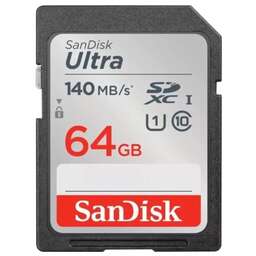 SANDISK Карта памяти Ultra SDXC SDSDUNB-064G-GN6IN 64GB U1 C10
