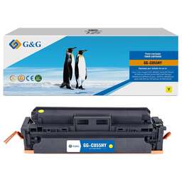 G&G Картридж лазерный GG-C055HY 055H желтый (5900стр.) для Canon LBP663Cdw/LBP664Cx/MF746Cx/MF742Cdw/MF744Cdw