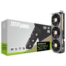 ZOTAC Видеокарта RTX5070Ti SOLID SFF OC 16GB GDDR7 256bit 3xDP HDMI 3FAN PREMIUM PACK