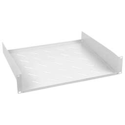 CABEUS Полка стационарная SH-J017-2U-400 2U нагр.:20кг. 19" 400мм серый