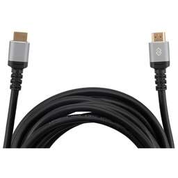DIGMA Кабель аудио-видео D-HDMI-V2.0-5M, HDMI (m) - HDMI (m), ver 2.0, 5м, GOLD, черный