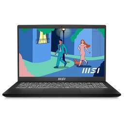 MSI Ноутбук Modern 15 H B13M-098RU 15.6", IPS, Intel Core i5 13420H 2.1ГГц, 8-ядерный, 16ГБ DDR4, 512ГБ SSD, Intel Iris Xe graphics, Windows 11 Pro, черный [9s7-15h411-098]