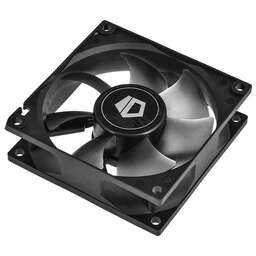 ID-COOLING Вентилятор для корпуса NO-8025-SD (80mm, 2000rpm, 25.5 CFM, 21.0 дБ, 3-pin, black/grey) (NO-8025-SD)