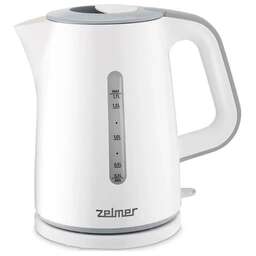 ZELMER Чайник электрический ZCK7620S 1.7л. 2000Вт белый корпус: пластик (71504568P)