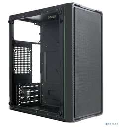 GINZZU Корпус B171 2*USB 2.0,AU боковая панель стекло передняя сетка