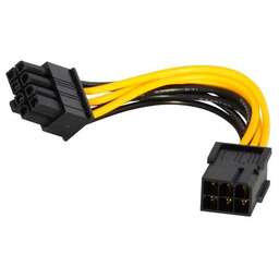 NONAME Кабель Akasa 6-pin PCIe to 8-pin ATX12V CPU connector (AK-CB051)