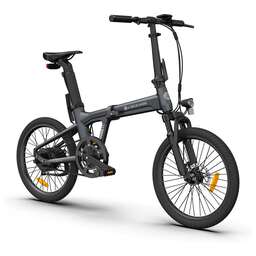 ADO Электровелосипед Electric Bicycle A20S Air (серый) 20"x1,95"/350Вт/42Нм/36Вх9,6Ач/30км/ч/50км/ременной привод/датчик момента/гидравлич. тормоза/аморт. вилка/IPX5/120кг
