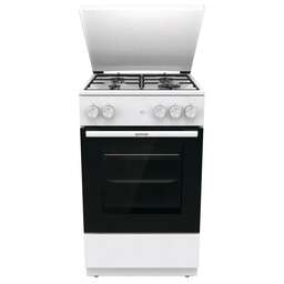 GORENJE Плита Газовая GG5A14WJ белый (металлическая крышка) реш.сталь