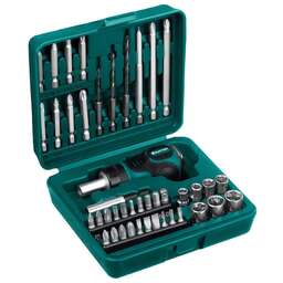 KRAFTOOL Отвертка с насадками 25556-H43, 43 предмета, в жестком кейсе