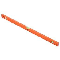 SPARTA Уровень алюминиевый, 800 мм, 3 глазка, желтый, линейка 330265