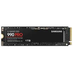 SAMSUNG Твердотельный накопитель SSD 1TB M.2 2280 990 PRO MZ-V9P1T0B/AM PCI-E 4.0 x4, TLC 3D NAND