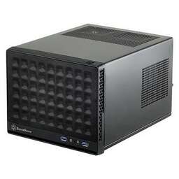 SILVERSTONE Корпус SST-SG13B Sugo Mini-ITX Compact Computer Cube Case, Mesh Front Panel, black, RTL {4}