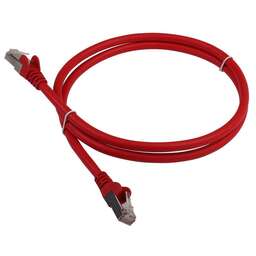 LANMASTER Патч-корд LAN-PC45/S6-15-RD FTP RJ-45 вил.-вилка RJ-45 кат.6 15м красный LSZH