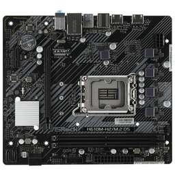 ASROCK Материнская плата H610M-H2/M.2 D5 Soc-1700 Intel H610 2xDDR5 mATX AC`97 8ch(7.1) GbLAN+HDMI