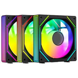 OCYPUS Вентилятор Fan Gamma F12 UNI BK ARGB 3 IN 1 /Black/ PWM