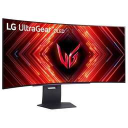 LG 44.5" Монитор UltraGear 45GS95QE-B, 3440x1440, OLED, 240Гц, 2хHDMI, 1хDP, изогнутый, черный [45gs95qe-b.aruz]