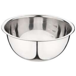 MALLONY Миска Bowl-Roll-28, объем 4300 мл, из нерж стали, зеркальная полировка, диа 28 см (003279)