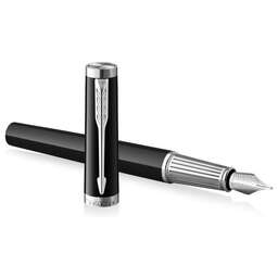 PARKER Ручка перьев. Ingenuity Core F570 (2181994) Black СT F сталь нержавеющая подар.кор