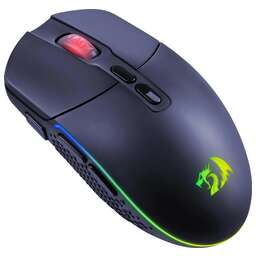 REDRAGON Мышь беспроводная Invader Pro, игровая, радио, оптическая, USB, 10000dpi, черный [71845]