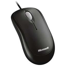 MICROSOFT Мышь Basic Optical Mouse Black, оптическая, проводная, USB, черный [p58-00057]