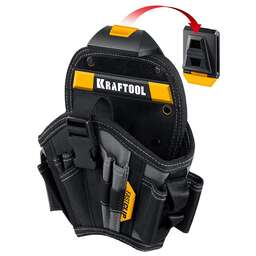 KRAFTOOL KH-17 кобура для шуруповерта с быстросъёмным креплением FastClip, большая (38768)