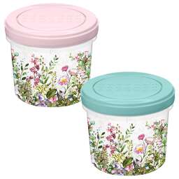 HOMVER Цветущий луг с завинчивающейся крышкой 0,7л с декором (микс) 223110590/00