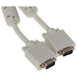 NINGBO Кабель CAB016S-10F VGA (m) VGA (m) 3м (CAB016S-10F-BR) феррит.кольца серый (блистер)