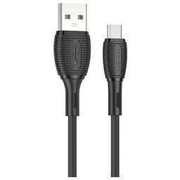 BOROFONE (6974443388800) BX86 USB 2.4A microUSB 1 m черный