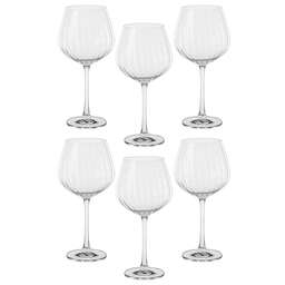 CRYSTAL BOHEMIA НАБОР БОКАЛОВ ДЛЯ ВИНА "COLUMBA OPTIC" ИЗ 6ШТ 640МЛ 669-404