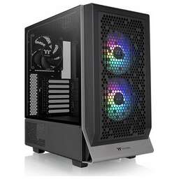 THERMALTAKE Корпус Ceres 300 TG ARGB черный без БП ATX 6x120mm 2x140mm 2xUSB3.0 1xUSB3.1 audio bott PSU