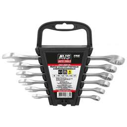 AVS TOOLS Набор ключей гаечных комбинированных на держателе (8-17 мм) (6 предметов) AVS K3N6P