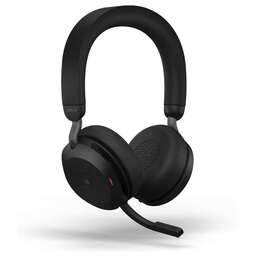 JABRA Гарнитура Evolve2 75, Link380a MS Stereo Black, для компьютера/мобильных устройств, накладные, Bluetooth/радио, черный [27599-999-999]