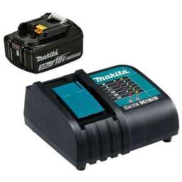 MAKITA Батарея аккумуляторная BL1830B LXT, 18В, 3Ач, Li-Ion, ЗУ в комплекте [191a23-6]