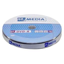 MYMEDIA Оптический диск DVD-R 4.7ГБ 16x, 10шт., pack wrap [69205]