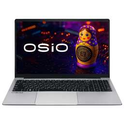 OSIO Ноутбук FocusLine F150a-028 Ryzen 7 5700U 16Gb SSD512Gb AMD Radeon Graphics 15.6" IPS FHD (1920x1080) Uncom grey WiFi BT Cam 6000mAh